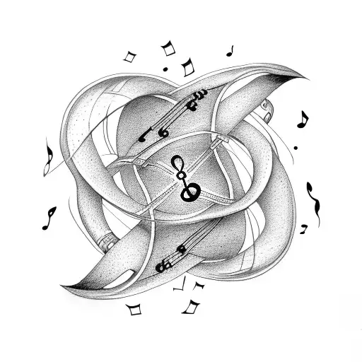 Figure 8 Infinity Symbol With Musical Note