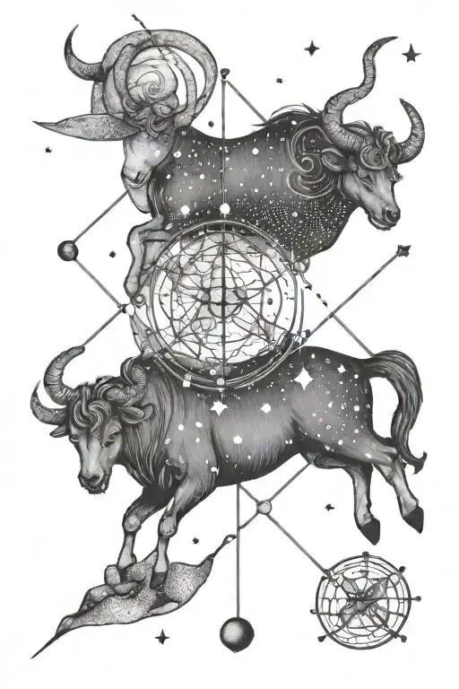 Aries And Sagittarius Constellation