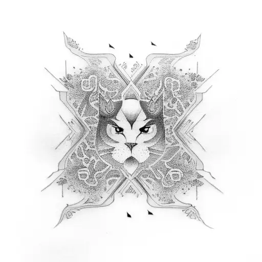 Persian Japanese Symbolism Daughter And Son Thigh