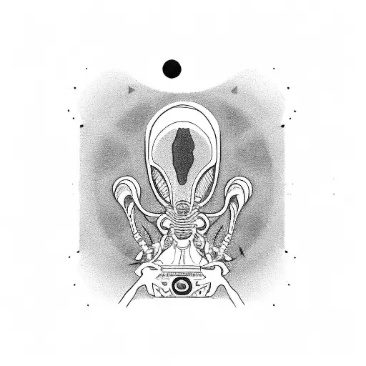 Alien Holding A Bong And Gamepad