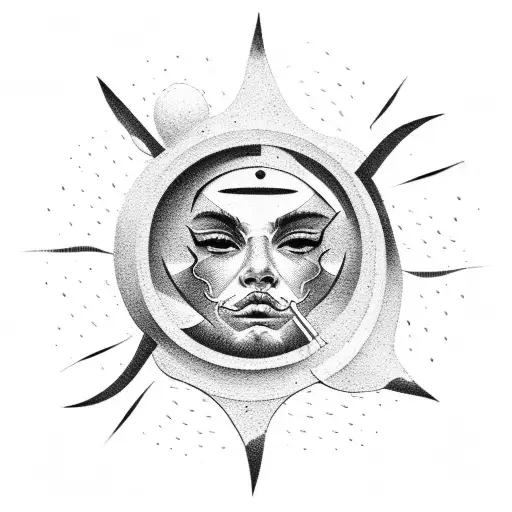 Sand Blowing In The Wind With The Sun