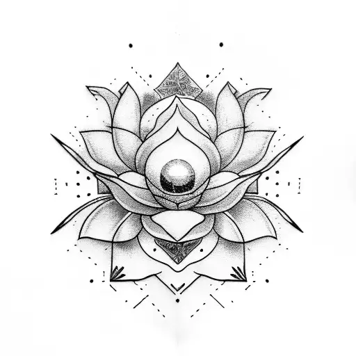 Dove Flying With Lotus In Mouth