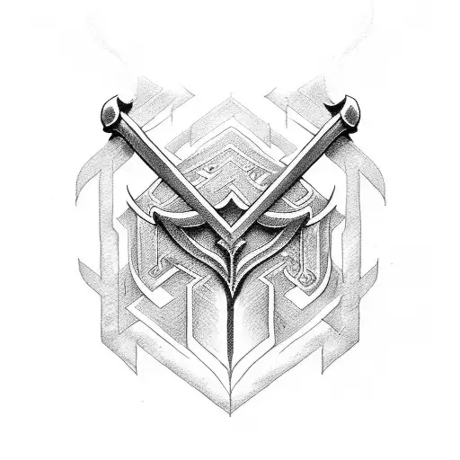 Sword With Defqon Logo
