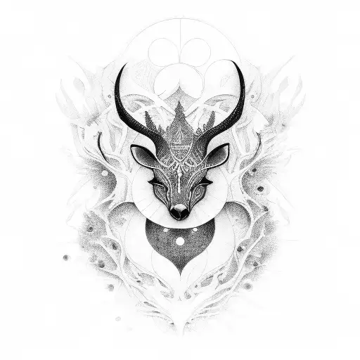 Ancestral Animal Spirits In Black And Grey