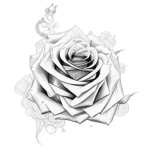 Rose With The Word Resurrect