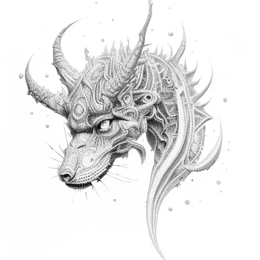 A Detailed Portrait Of Astarion With Intricate Dotwork Shading