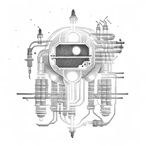 Cyberpunk Vacuum Tube Amplifier