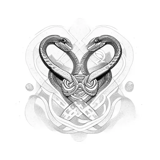 Snake Totem Kintsugi For Shoulder