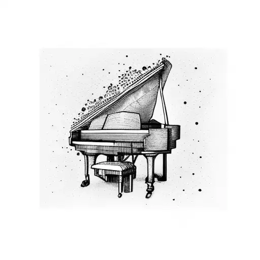 Piano With Sheet Music And The Name Karla West