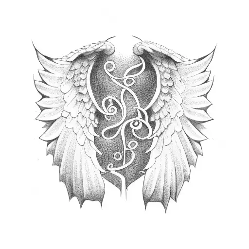 Vine With Angel Wings