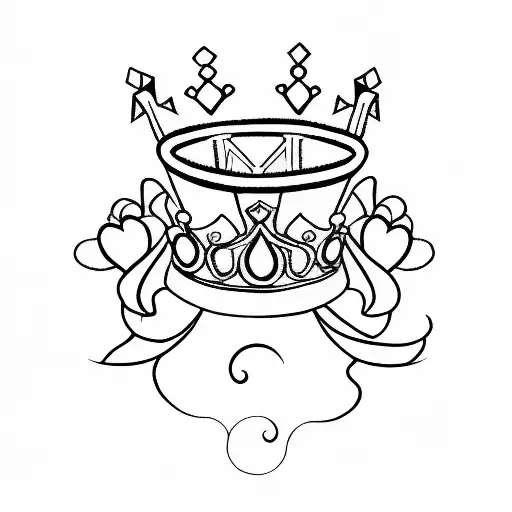 Crown With Hearts