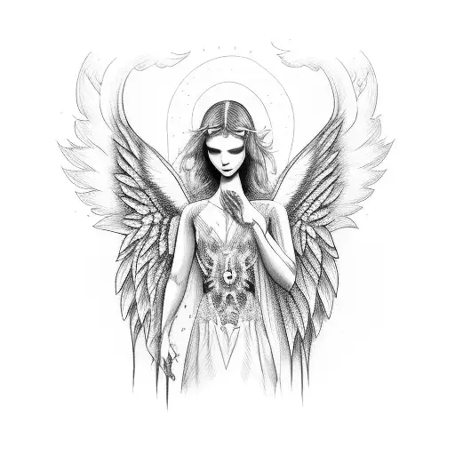 Angel Created From The Word Lilly
