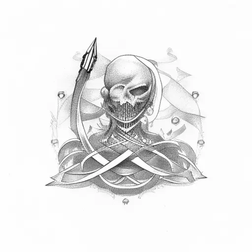 Cancer Ribbon And Work Brave