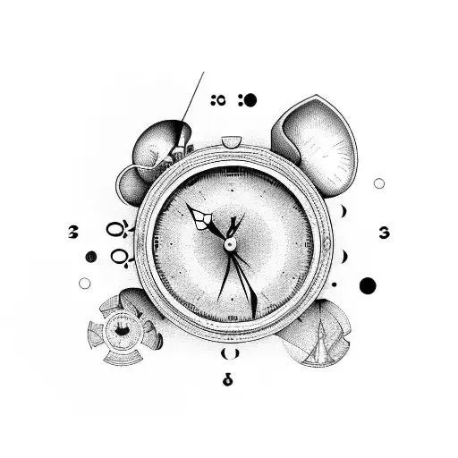 Mouse And A Clock Face