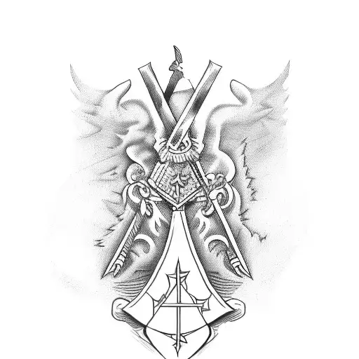 Made In Lithuania Words With Lithuanian Flag And Maybe Warrior