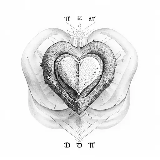 Real Heart With The Word In Heart