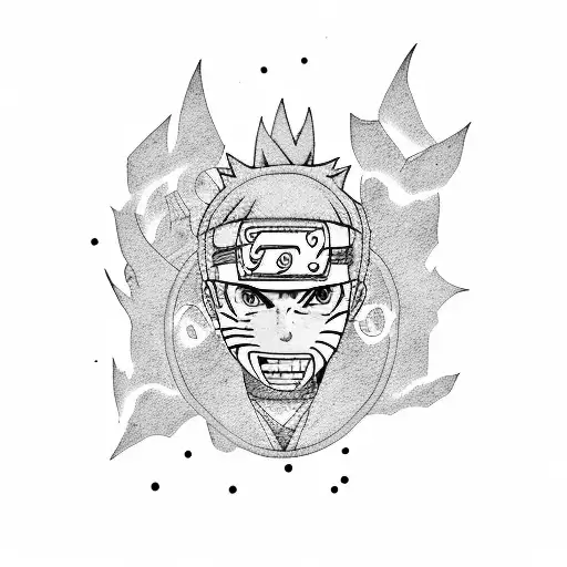 Naruto Line Art