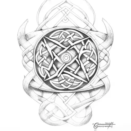 Celtic Bracer With Assassins Sigil
