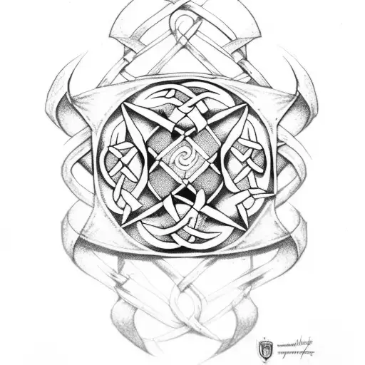 Celtic Bracer With Assassins Sigil