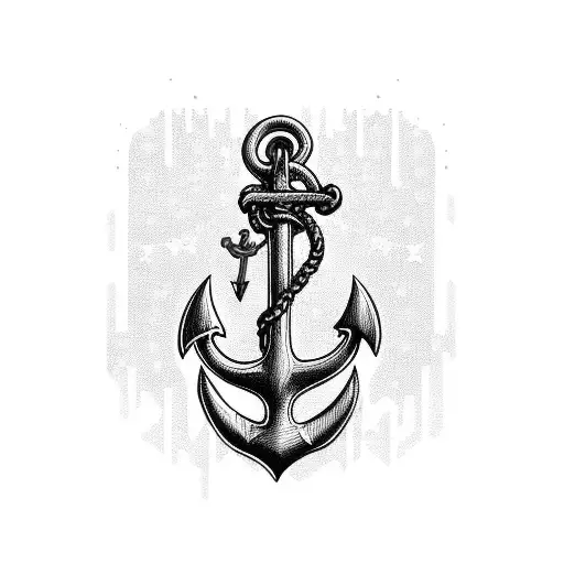 An Anchor Hanging From A Bottle Of Alcohol