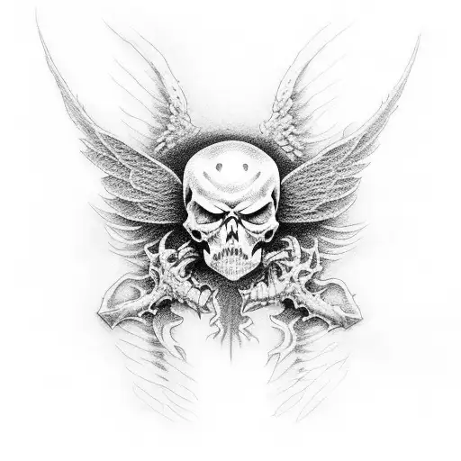 Death Angel With Dark Fly