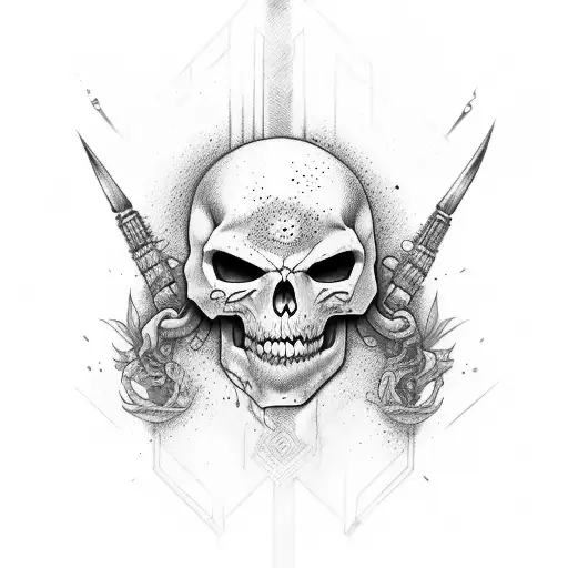 Inseto Dark Com Caveira