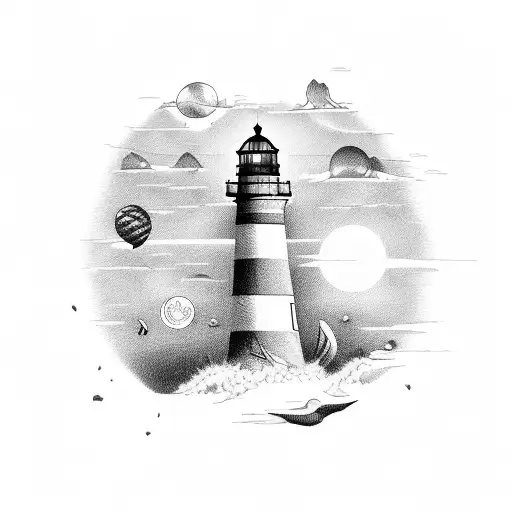 Lighthouse On Someones Back