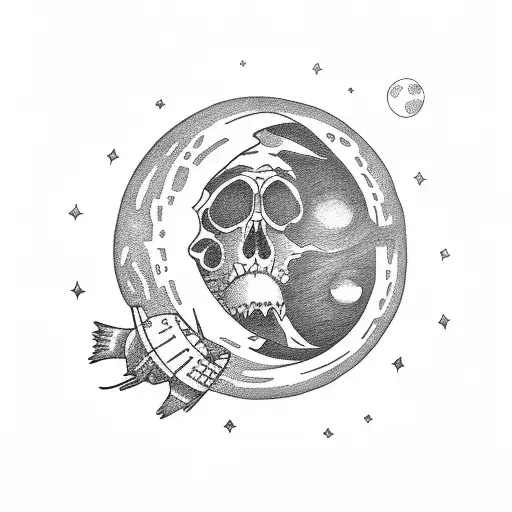 A Boy That Sit On Moon