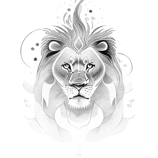 Mgm Grand Lion On Fire