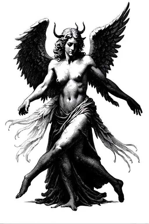 Angel And Devil Dancing