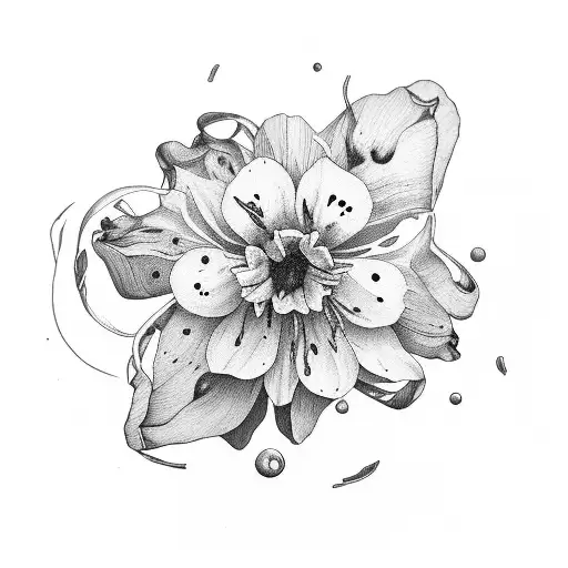 Miscarriage With The Date December 27Th 2023 And The Name Anne Marie Boss And Narcissus Flower