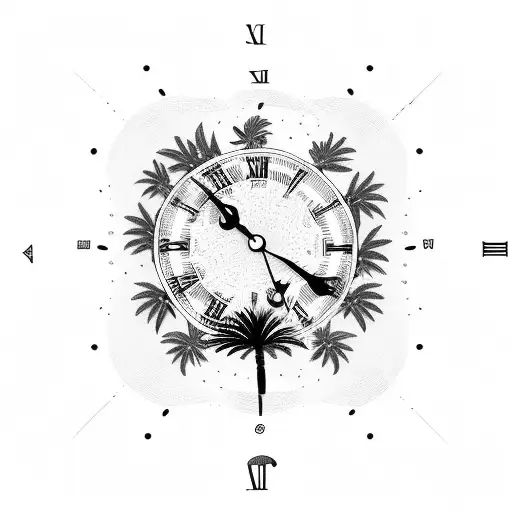 Palm Tree Clocks