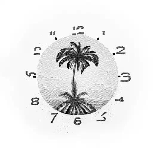 Palm Tree Clocks