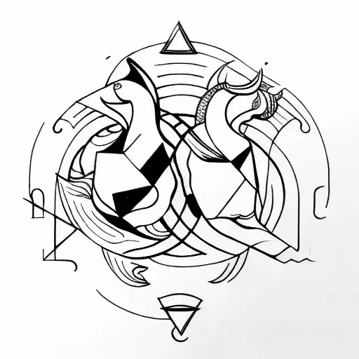 Gemini & Taurus Sign & Symbols Together