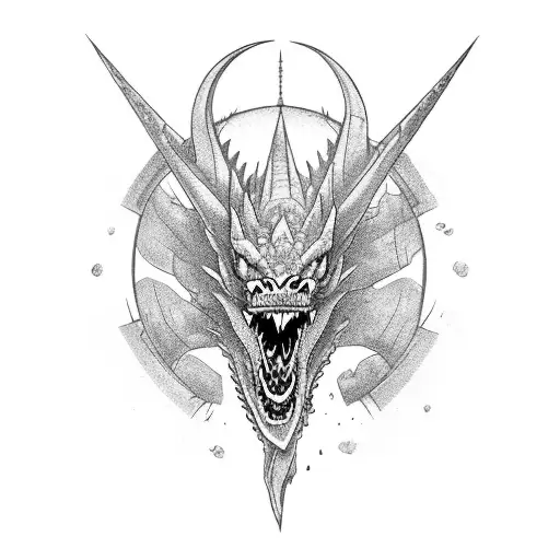 Hazme Un Tatuaje Con Mucho Detalle De Un Dragon Que Cubra Todo El Hombro El Brazo Y Antebrazo