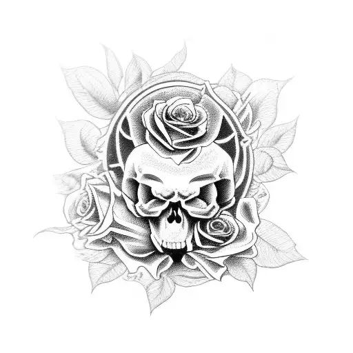 Skull And Roses