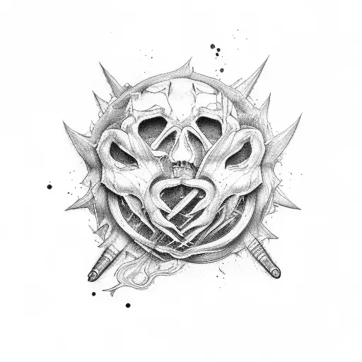 A Representation Of The Constant Struggle Between Good And Evil Within Oneself