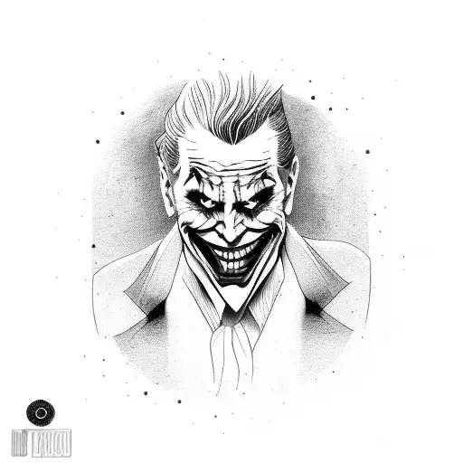 The Joker With Cards In His Hand