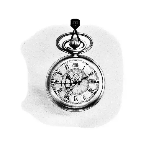 A Pocket Watch With The Time Of Your Birth And Your Parents' Names Engraved On It