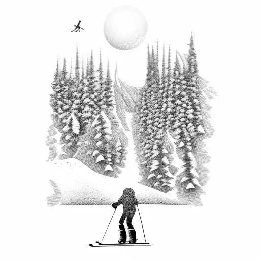 Skiing In Summer In A Car