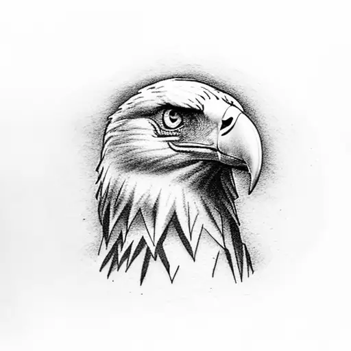 A Bald Eagle Holding An Ar14 Rifle