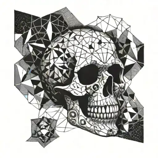 Skull Geometric Shapes