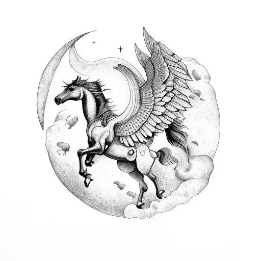Pegasus And Moon