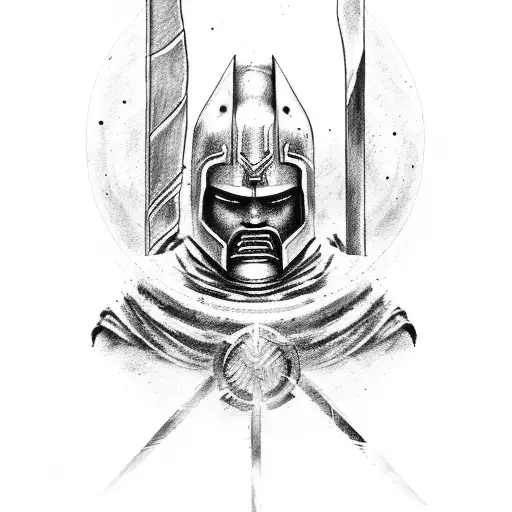 Spartan With Broken Sword