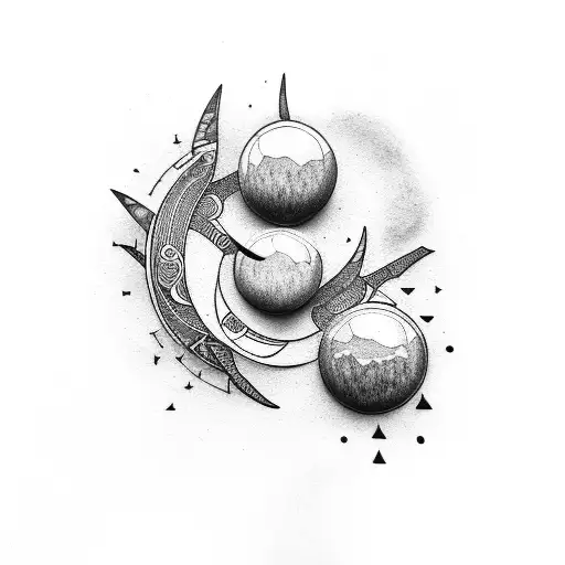 Twin Sisters With A Sun Background