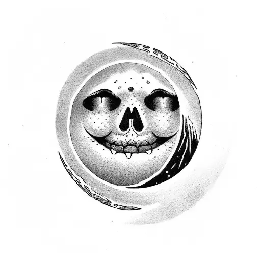 Boy Seeing Moon From Street