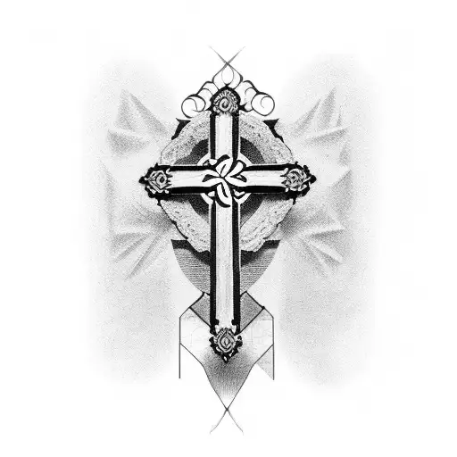 Cross With A Biblical Verse