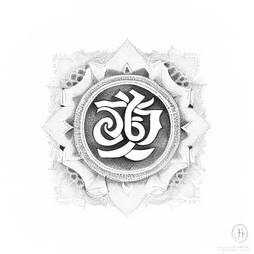 Om Symbol Sanskrit