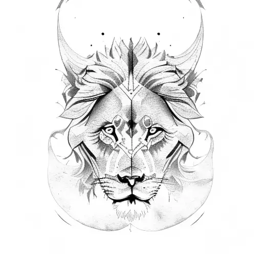 Lion And Wolf Combination