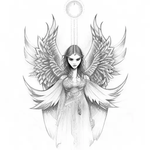 Number 22 With And Angel Wing